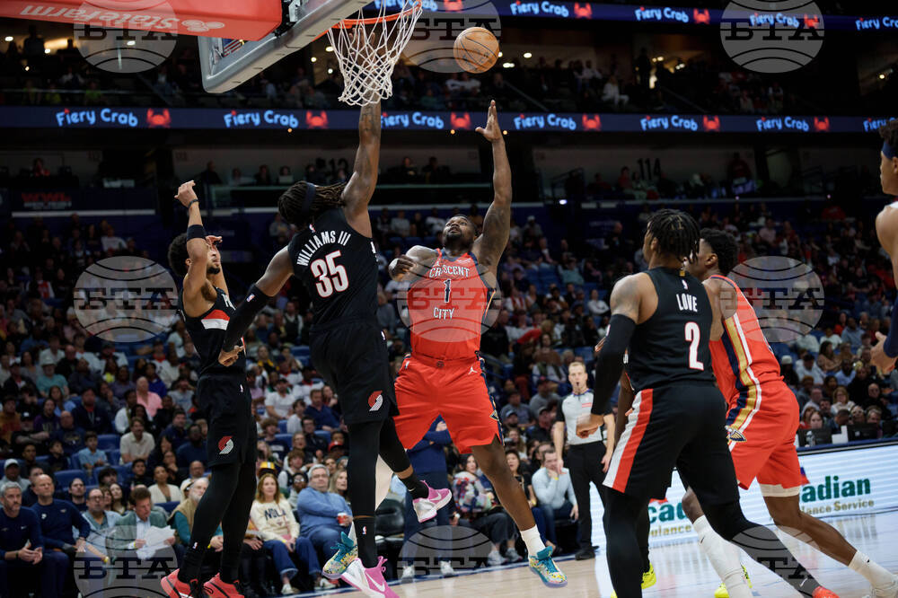 Trail Blazers Pelicans Basketball