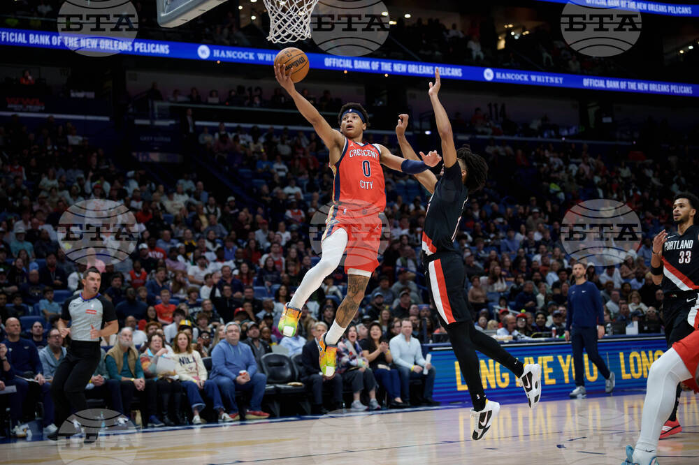 Trail Blazers Pelicans Basketball