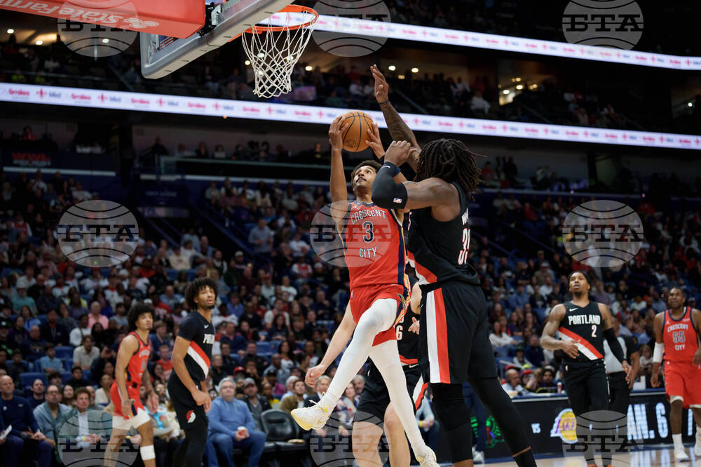 Trail Blazers Pelicans Basketball