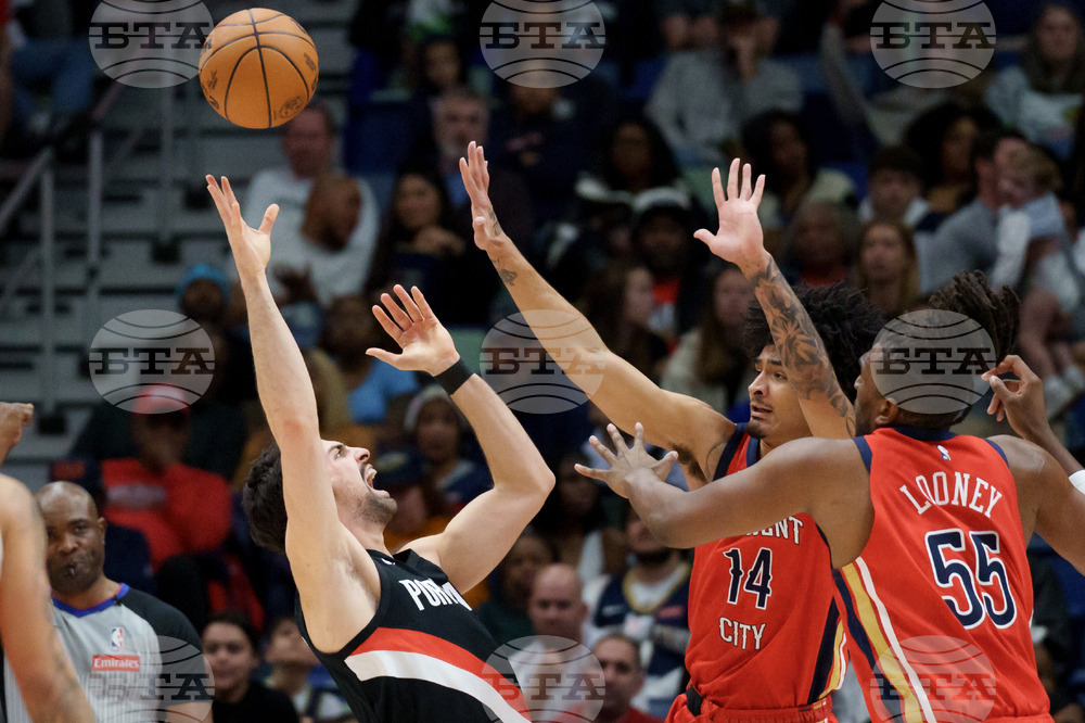 Trail Blazers Pelicans Basketball