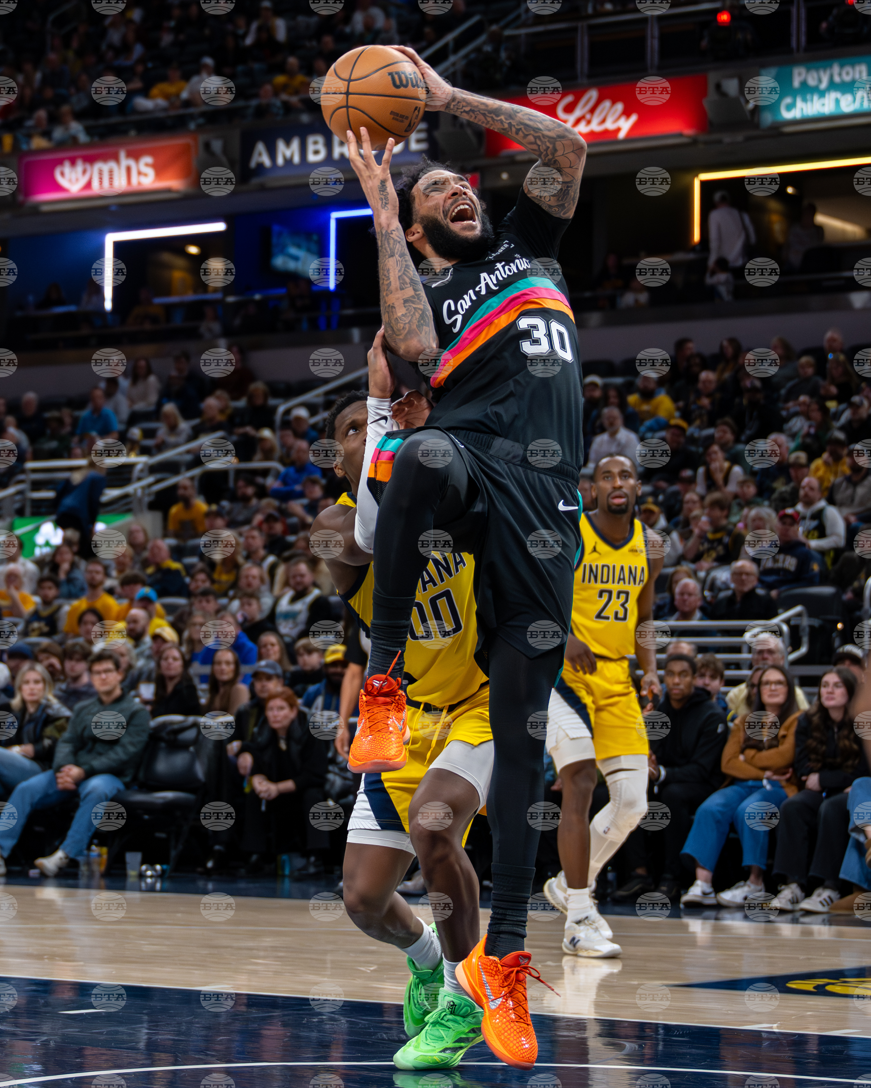 Spurs Pacers Basketball