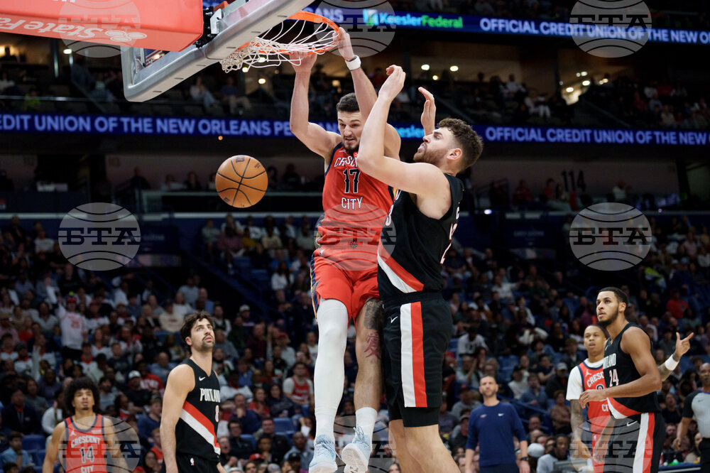 Trail Blazers Pelicans Basketball