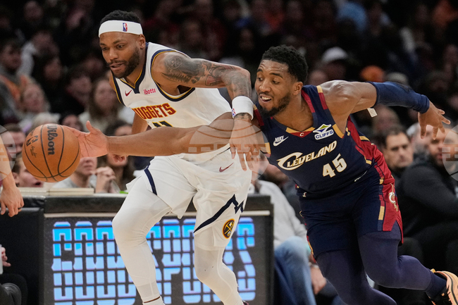 APTOPIX Nuggets Cavaliers Basketball