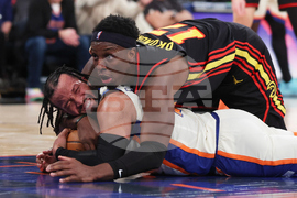 Hawks Knicks Basketball