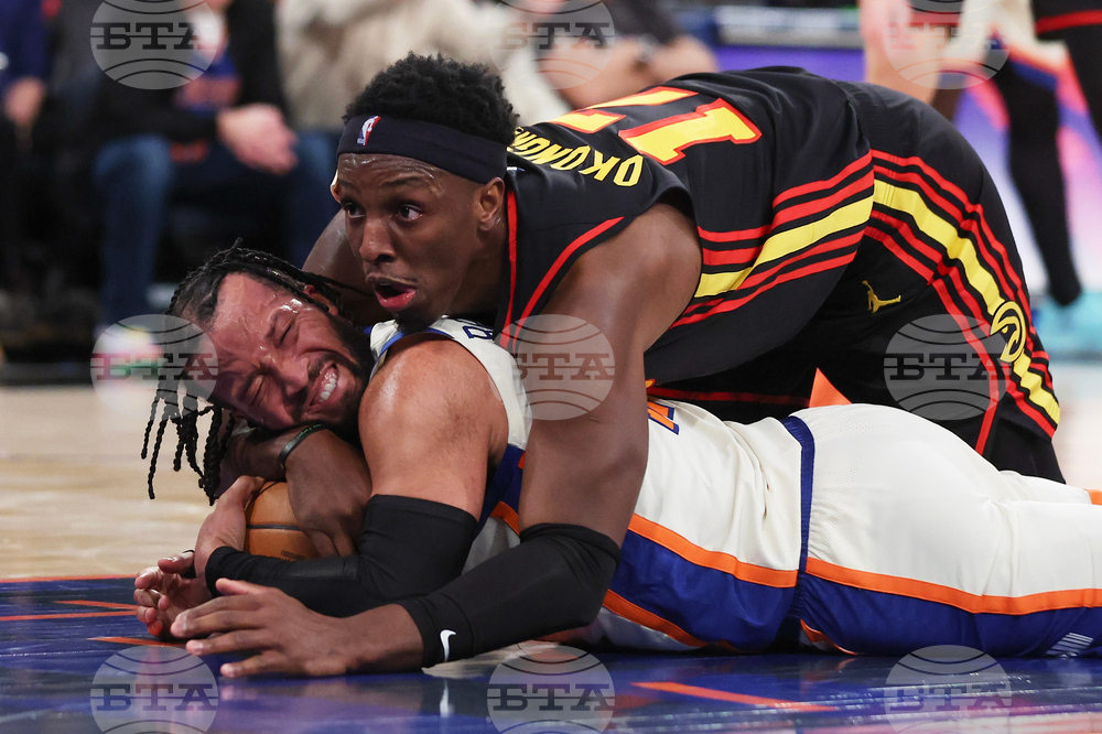 Hawks Knicks Basketball