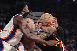Hawks Knicks Basketball