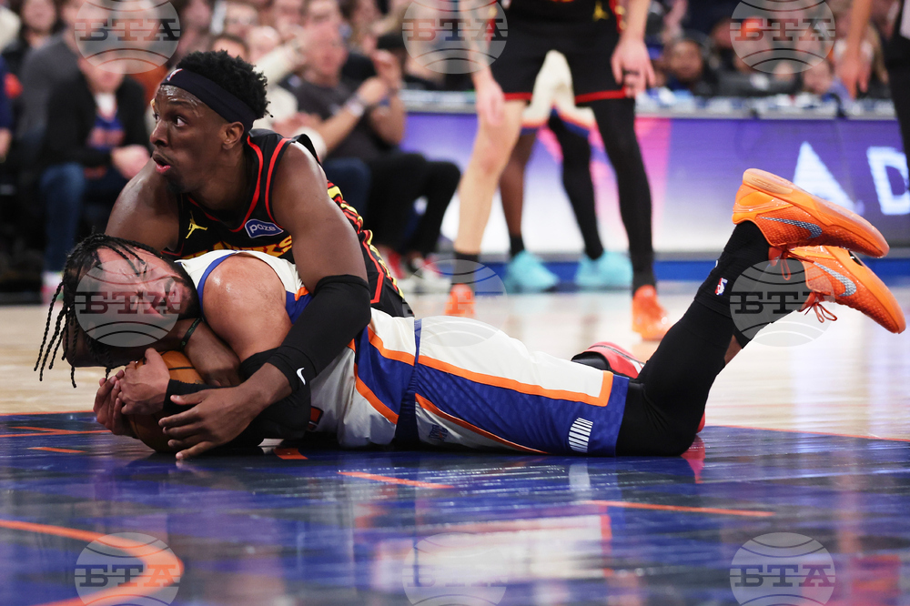 Hawks Knicks Basketball