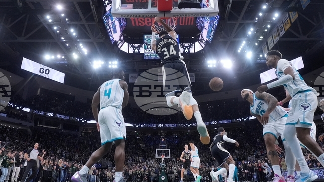 Янис Атетокунбо изведе Милуоки до драматичен успех срещу Шарлът в НБА 