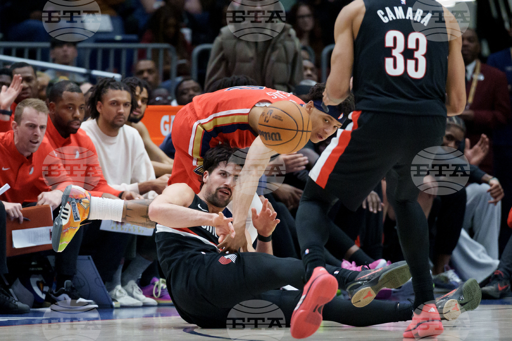 Trail Blazers Pelicans Basketball