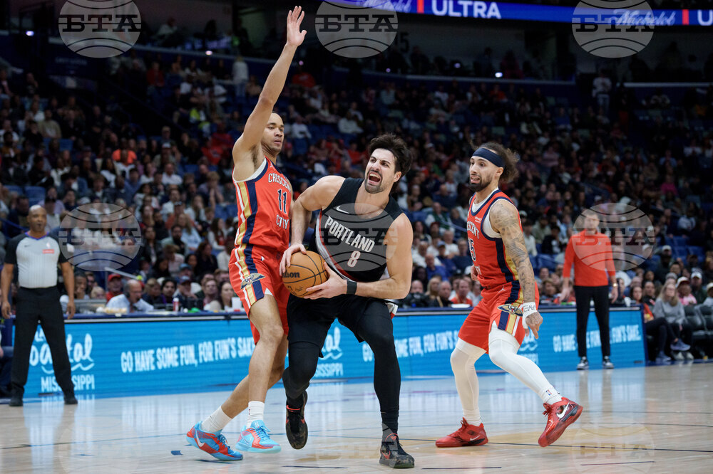 Trail Blazers Pelicans Basketball