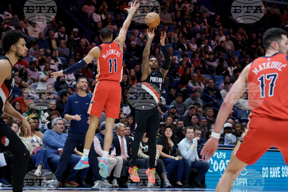 Trail Blazers Pelicans Basketball