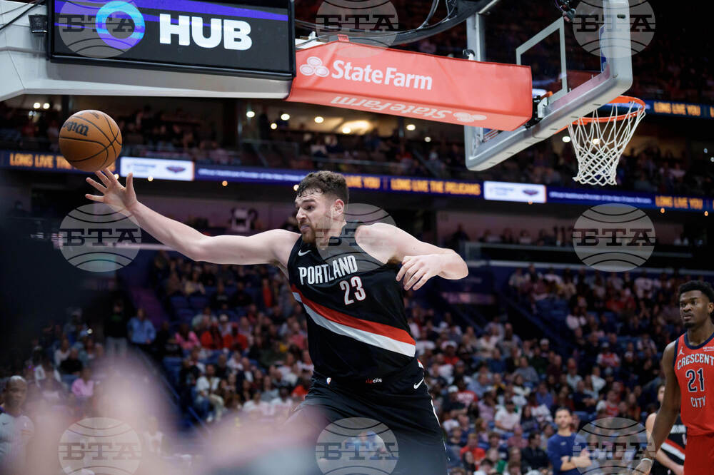 Trail Blazers Pelicans Basketball