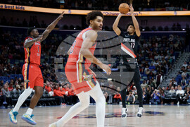 Trail Blazers Pelicans Basketball