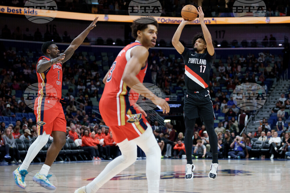 Trail Blazers Pelicans Basketball