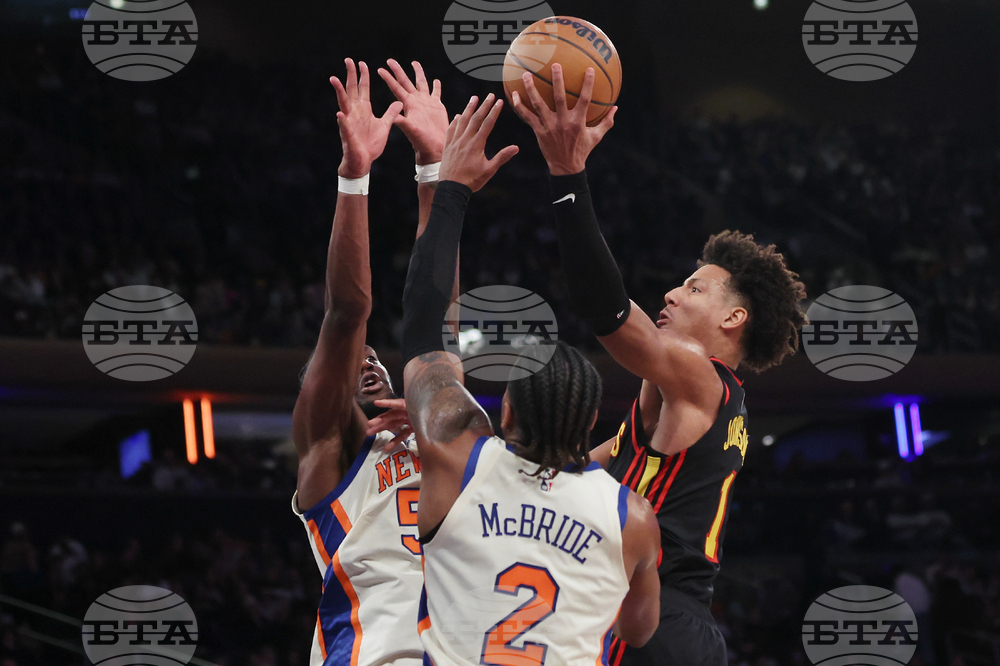 Hawks Knicks Basketball