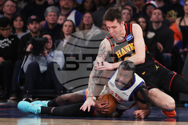 Hawks Knicks Basketball