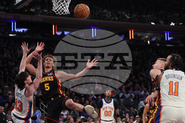 Hawks Knicks Basketball