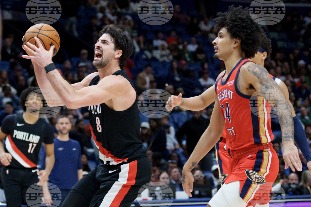 Trail Blazers Pelicans Basketball