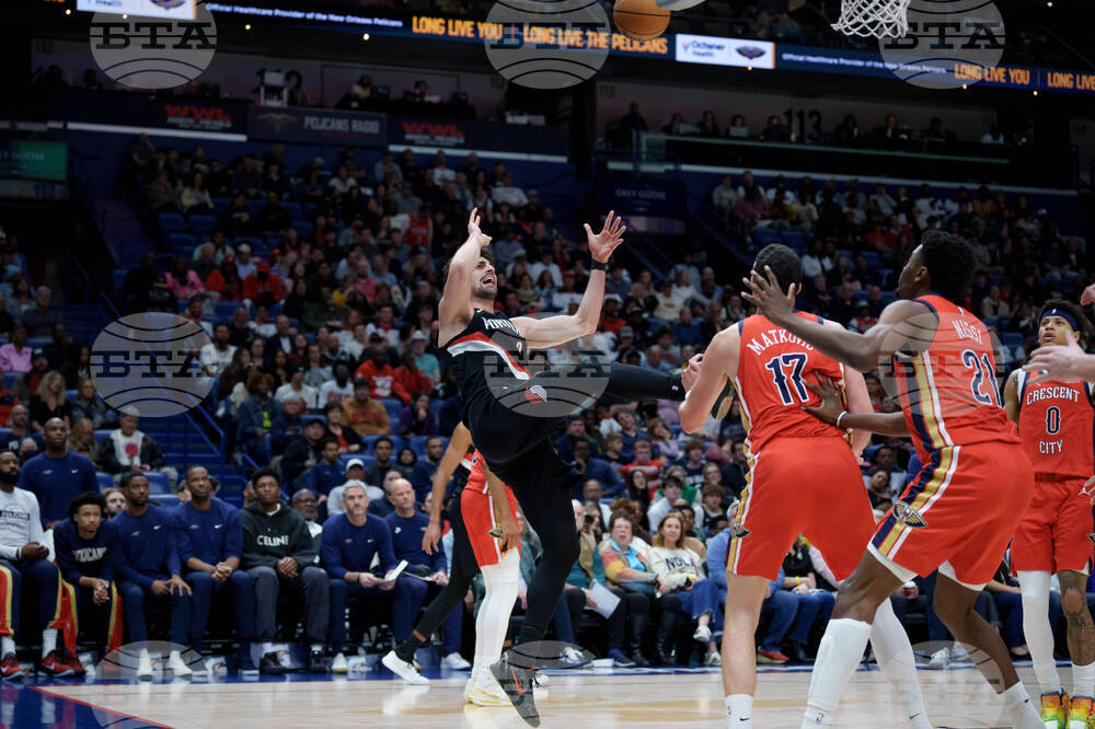 Trail Blazers Pelicans Basketball