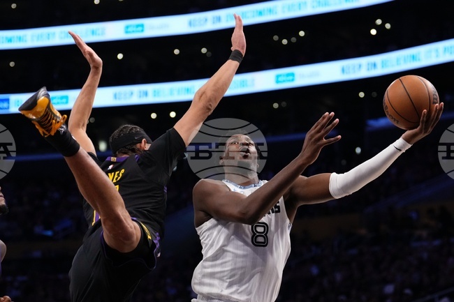 Grizzlies Lakers Basketball