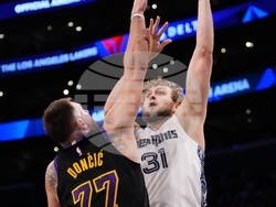 Grizzlies Lakers Basketball