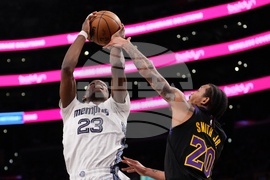 Grizzlies Lakers Basketball