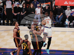 Hawks Knicks Basketball