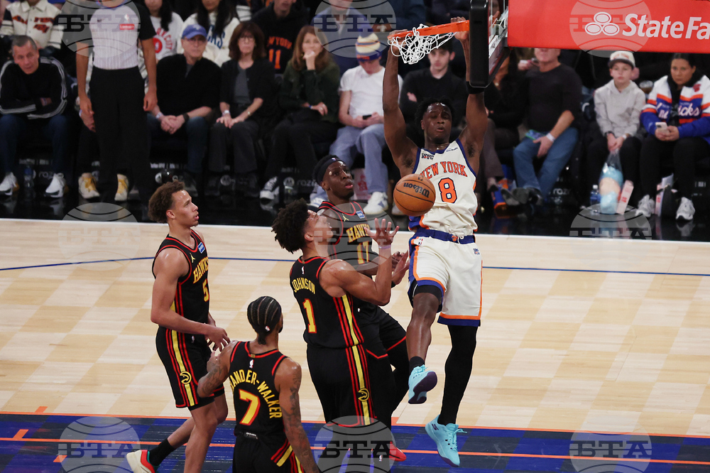 Hawks Knicks Basketball