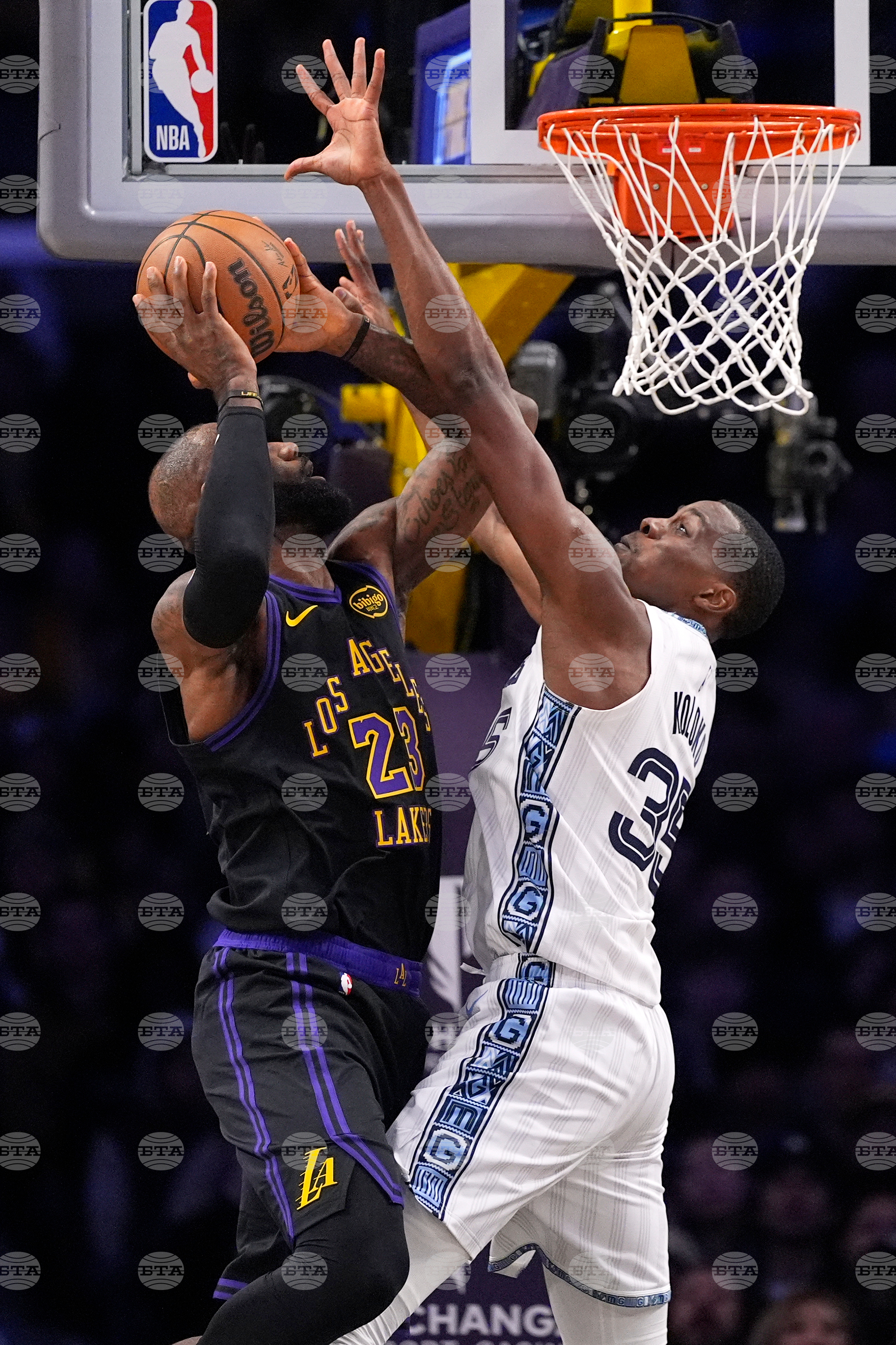 Grizzlies Lakers Basketball