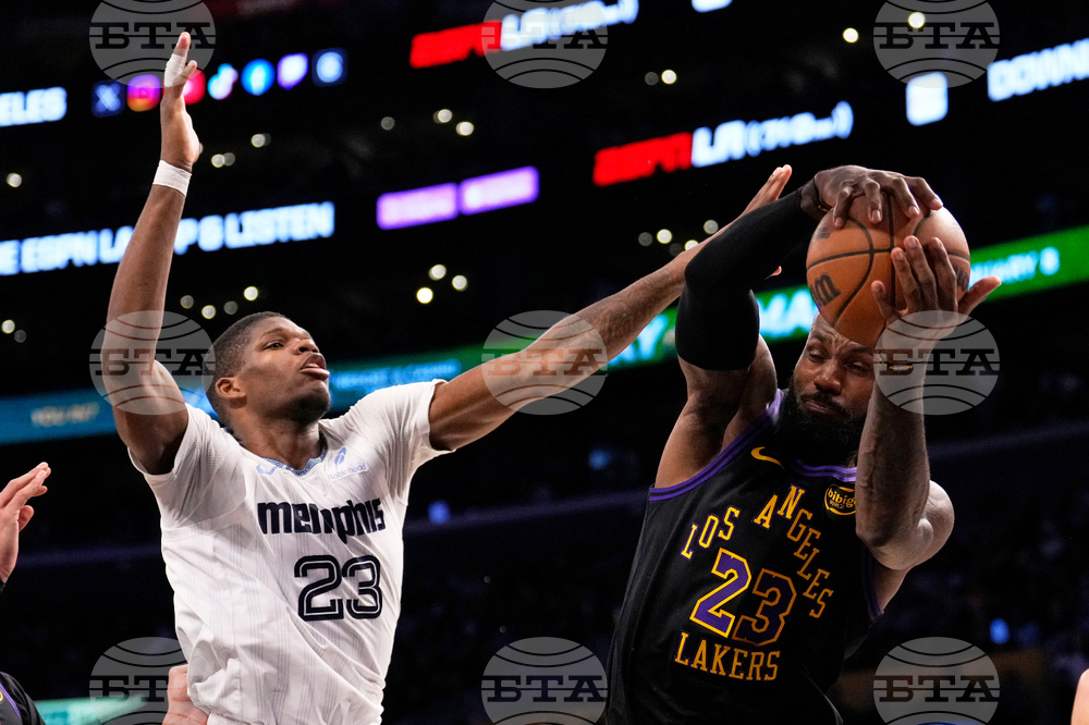 Grizzlies Lakers Basketball