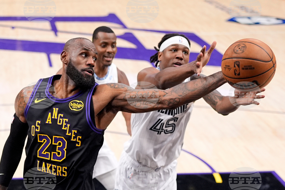 Grizzlies Lakers Basketball