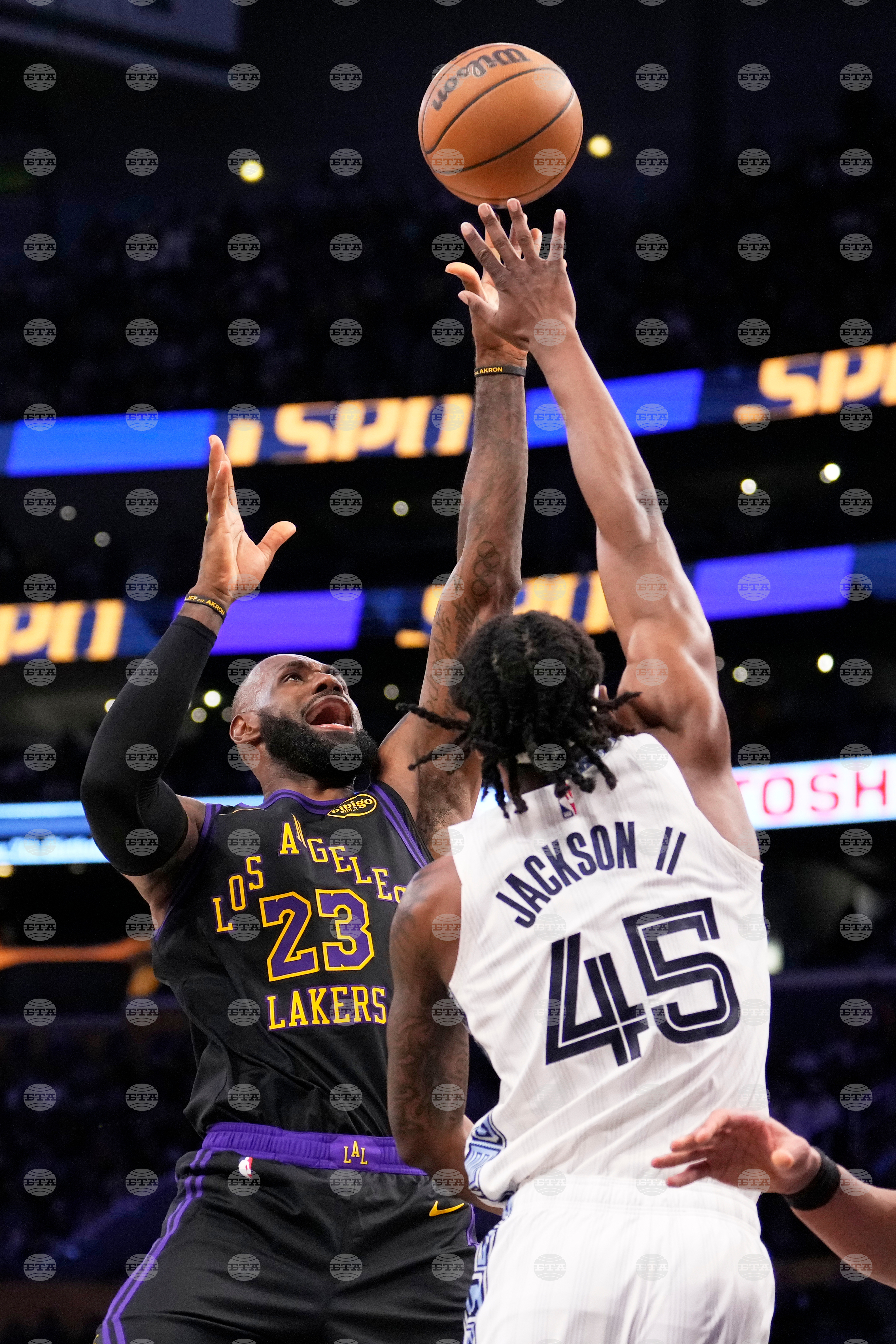 Grizzlies Lakers Basketball