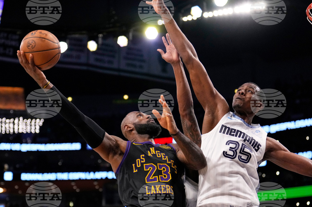 Grizzlies Lakers Basketball