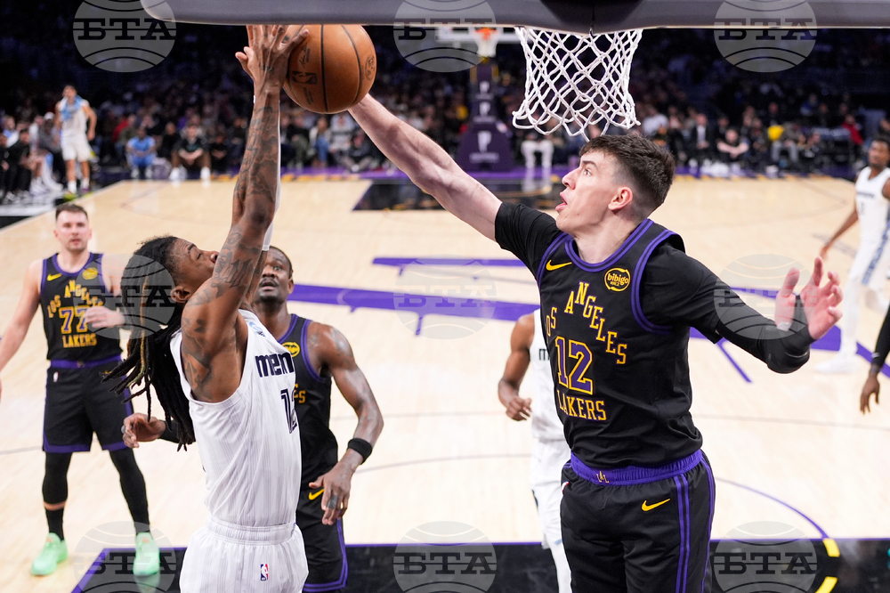 Grizzlies Lakers Basketball