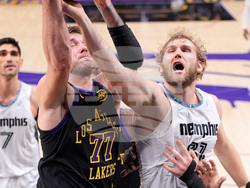 Grizzlies Lakers Basketball