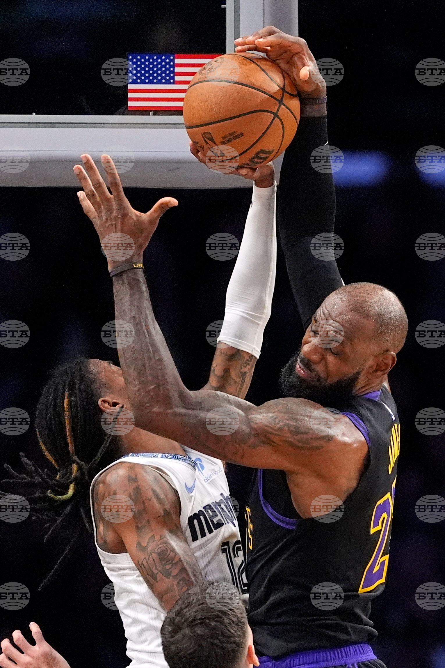 Grizzlies Lakers Basketball