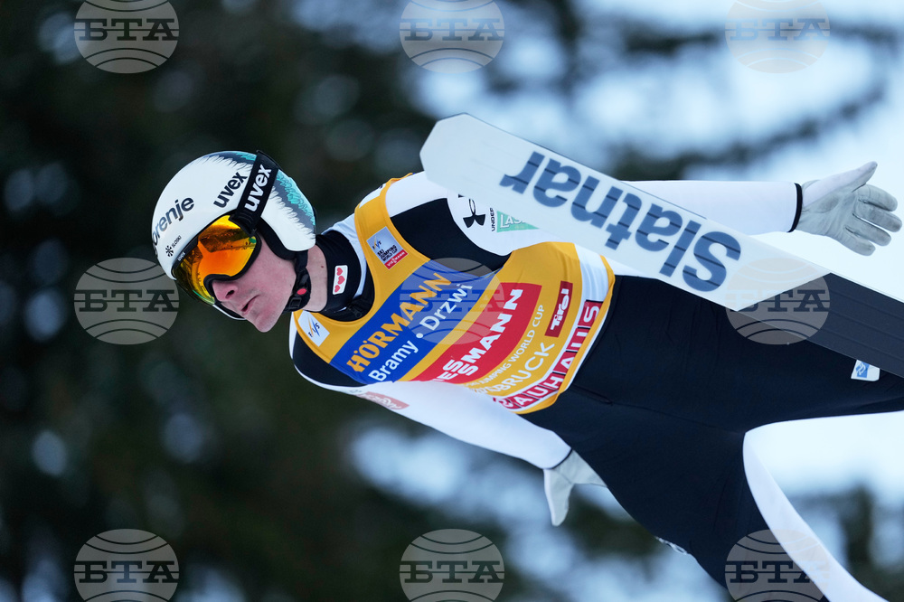 APTOPIX Austria Four Hills Ski Jumping