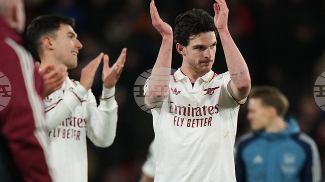 Няма проблем между Деклан Райс и треньора Алберт Стуйвенберг, увери мениджърът на Арсенал Микел Артета