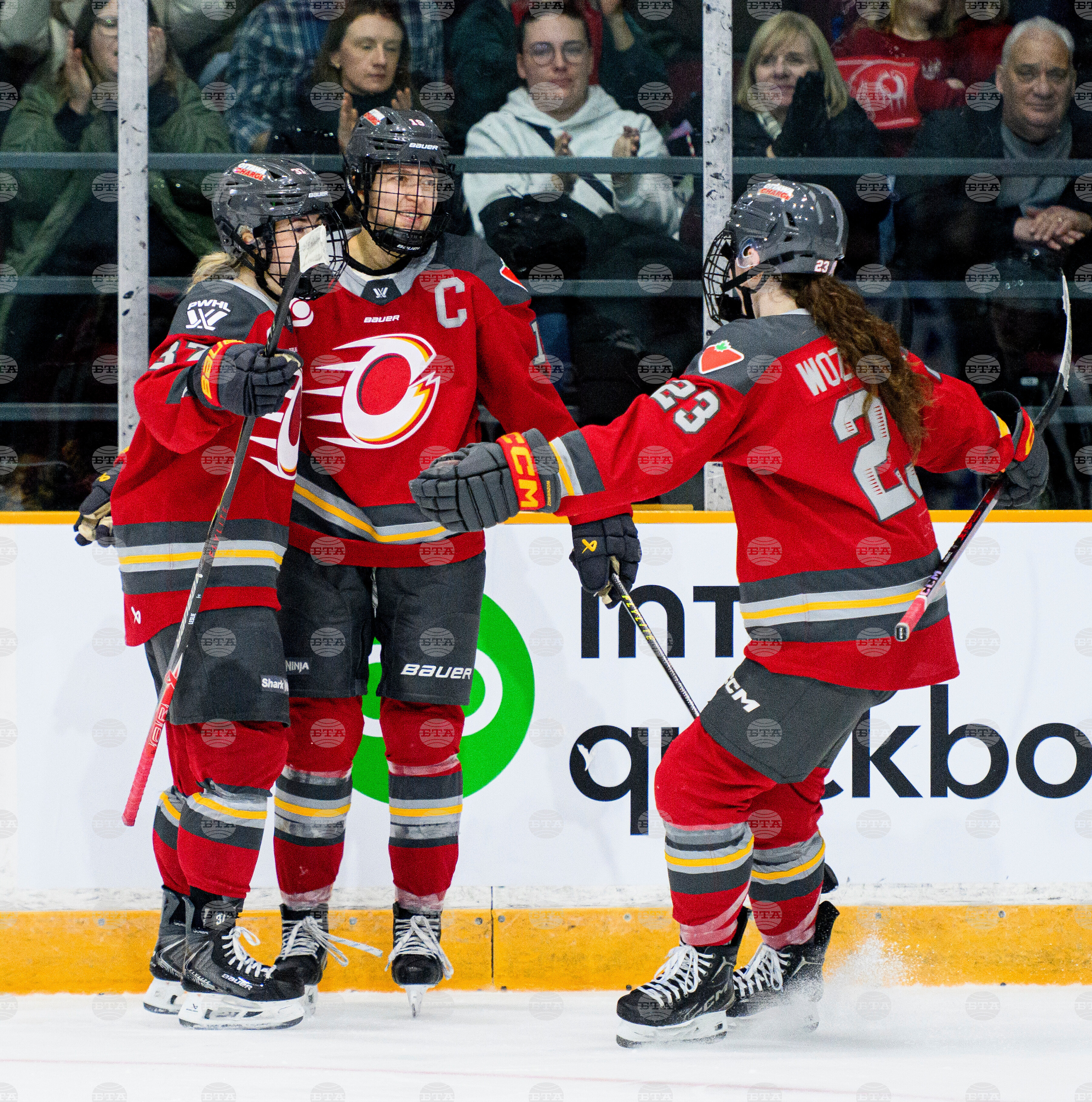 PWHL Frost Charge Hockey