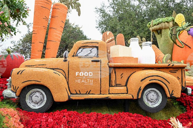 AHF Rose Parade Float Honors Wildfire and Hunger Relief Efforts