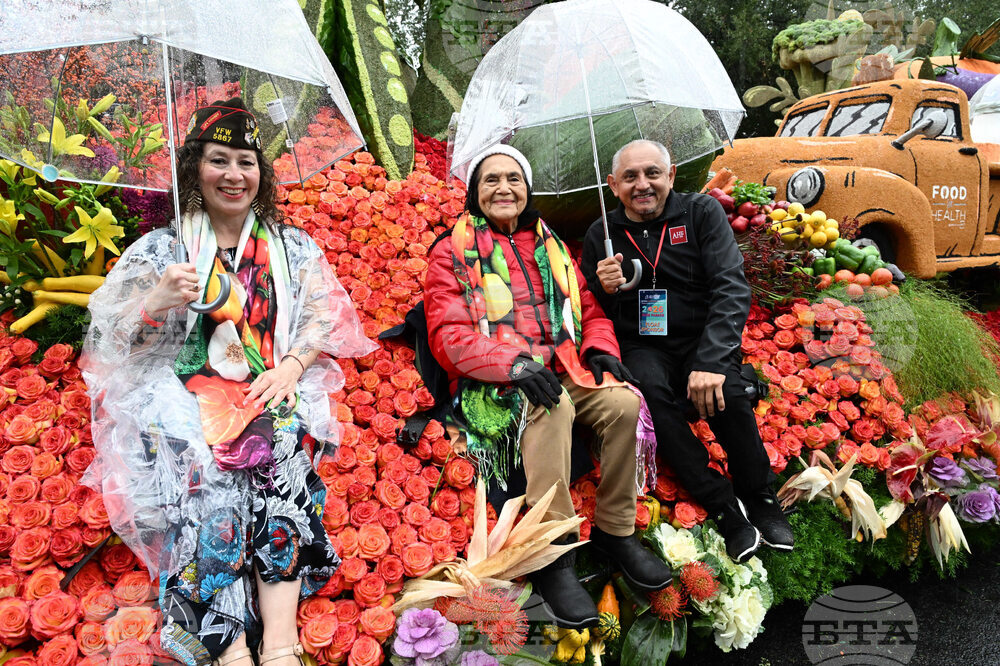 AHF Rose Parade Float Honors Wildfire and Hunger Relief Efforts