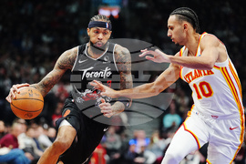 Hawks Raptors Basketball