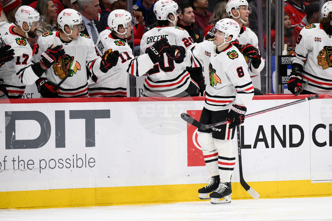 Blackhawks Capitals Hockey