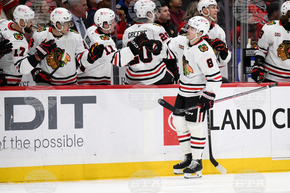 Blackhawks Capitals Hockey