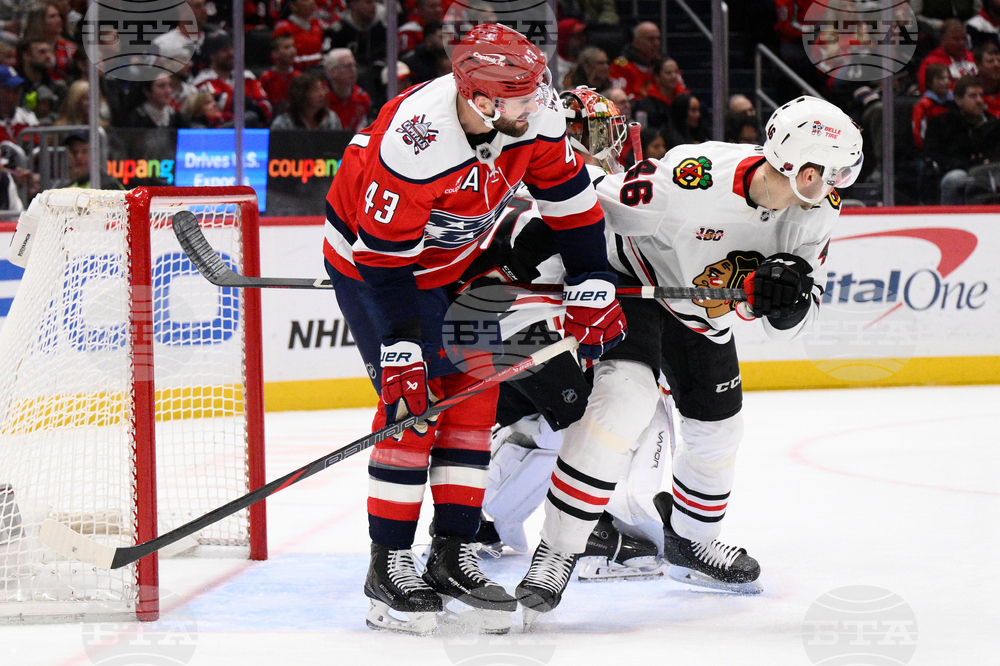 Blackhawks Capitals Hockey