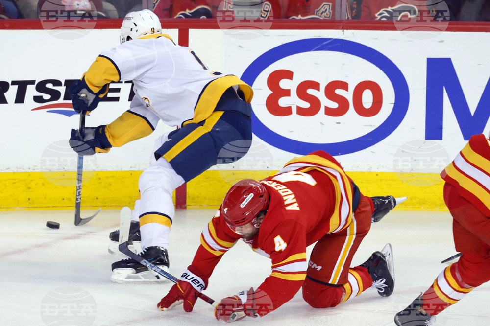 Predators Flames Hockey