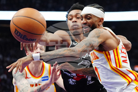 Hawks Raptors Basketball