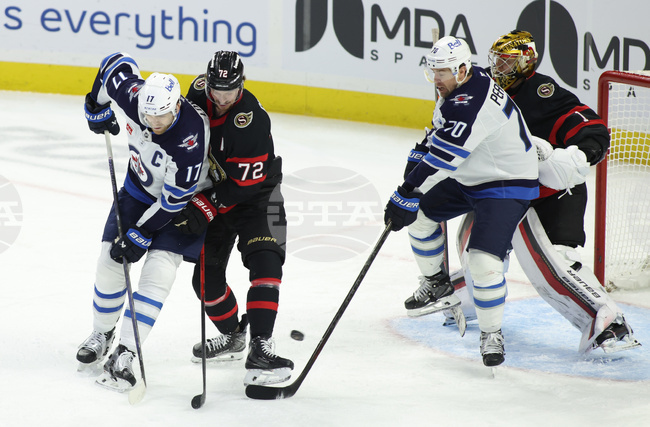 Jets Senators Hockey