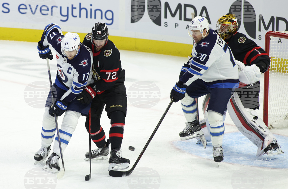 Jets Senators Hockey