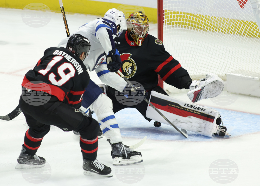 Jets Senators Hockey